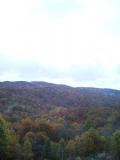 View from a log cabin we did work on